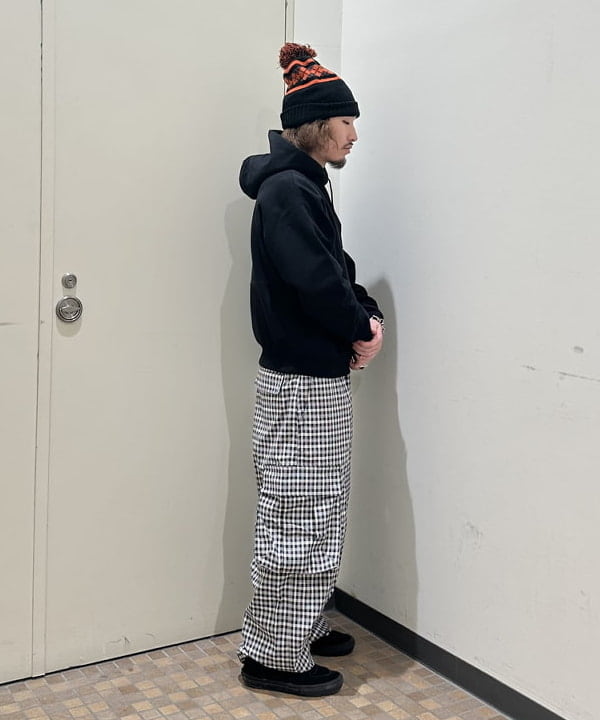 吉田 洸輝さんの「BEAMS WOMEN｜アーガイル ボンボン ニットキャップ」を使ったコーディネート