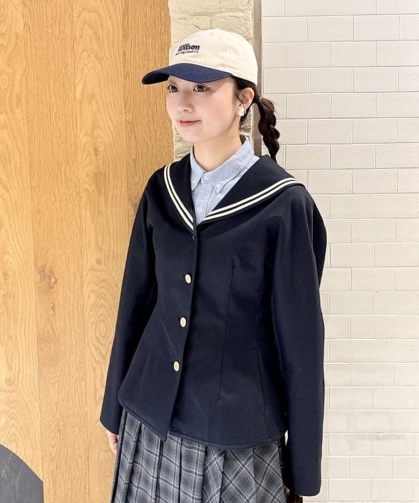 Joさんの「BEAMS WOMEN｜チェック キルト ミディスカート」を使ったコーディネート