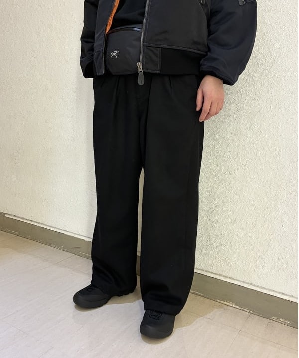 森田 倫太郎さんの「BEAMS WOMEN｜フランネル ワイド スラックス」を使ったコーディネート