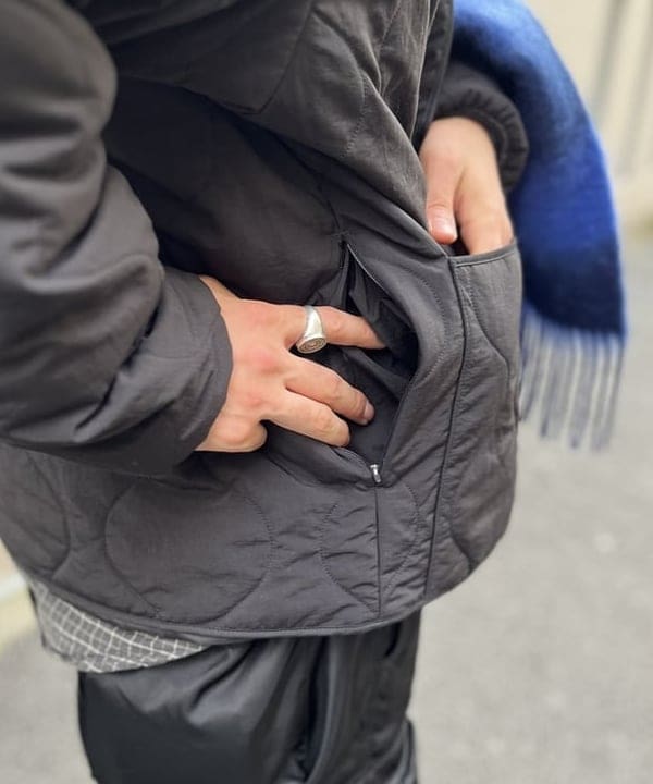 BAKU(東江 漠)さんの「BEAMS WOMEN｜ダウン ミリタリー ライナージャケット」を使ったコーディネート