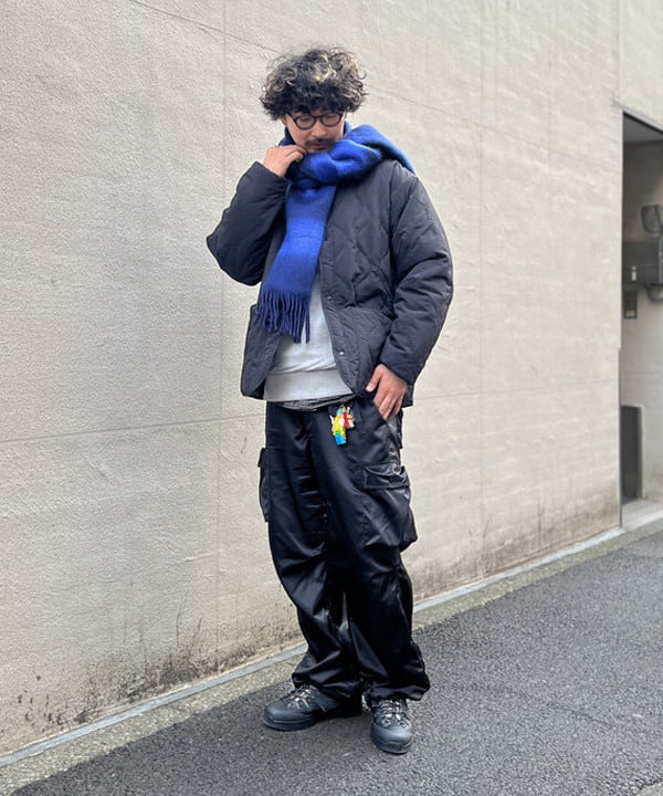 BAKU(東江 漠)さんの「BEAMS WOMEN｜ダウン ミリタリー ライナージャケット」を使ったコーディネート