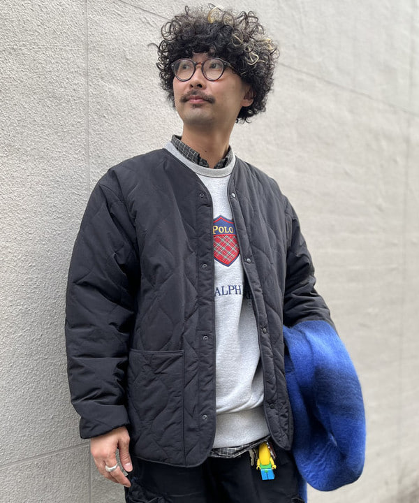 BAKU(東江 漠)さんの「BEAMS WOMEN｜ダウン ミリタリー ライナージャケット」を使ったコーディネート