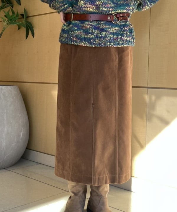 Hazukiさんの「BEAMS WOMEN｜1.5ゲージ マルチ バルキー ニット」を使ったコーディネート