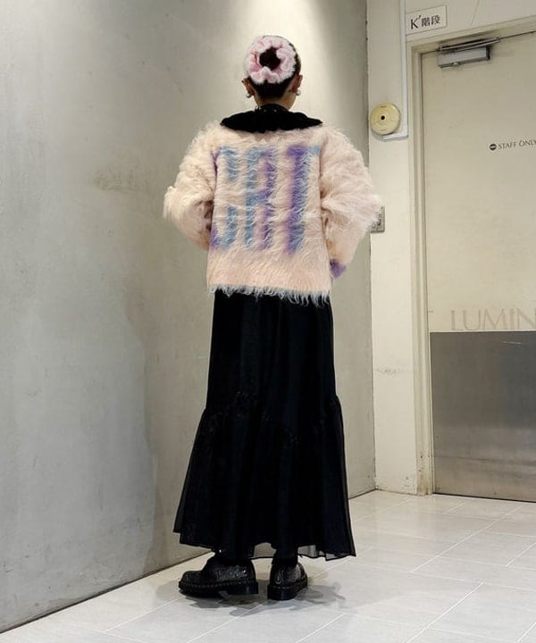 りかちょび/岸本梨佳さんの「BEAMS WOMEN｜シアー ティアード スカート」を使ったコーディネート