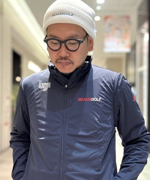 極美品 ビームスゴルフ プラクティスジャケット お洒落 ネイビー L タラッティ ZAMZA プラクティス ジャケット◎｜ビームス ゴルフ VIORO