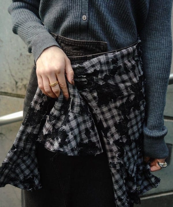 ちりこさんの「BEAMS WOMEN｜リブ ポロ カーディガン」を使ったコーディネート