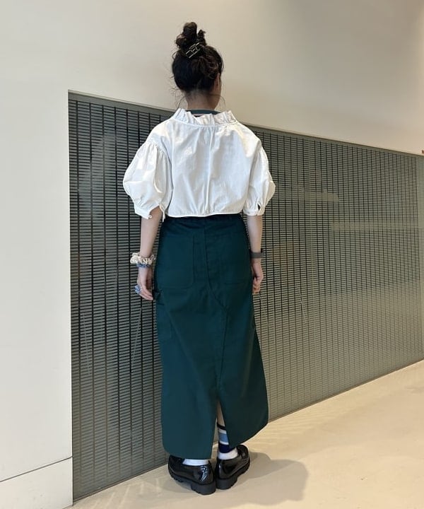 清水 彩乃さんの「BEAMS WOMEN｜ダブルニー タイト スカート」を使ったコーディネート