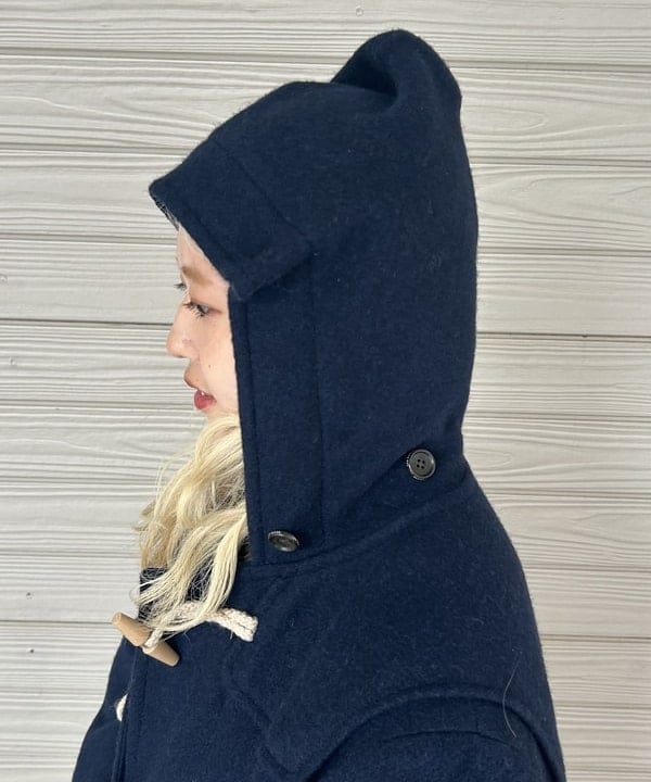 MATSUMOTO AMIさんの「BEAMS WOMEN｜モッサー ロング ダッフルコート 25FW」を使ったコーディネート