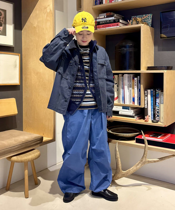 吉野 多恵さんの「BEAMS WOMEN｜リップストップ ミリタリー ブルゾン」を使ったコーディネート