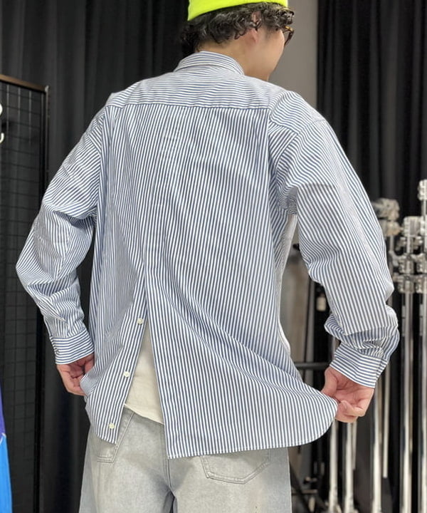 BAKU(東江 漠)さんの「BEAMS WOMEN｜バックボタンシャツ」を使ったコーディネート