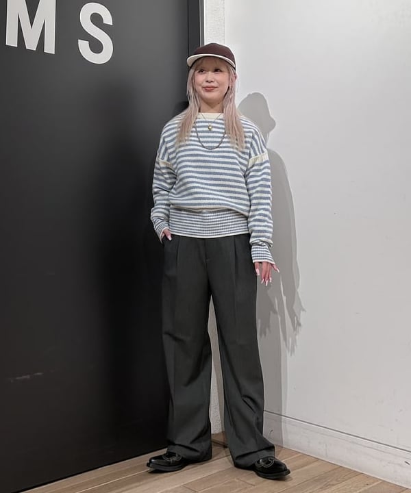 ando naoさんの「BEAMS WOMEN｜【別注】WINNER CAP / 2TONE CAP 25FW」を使ったコーディネート