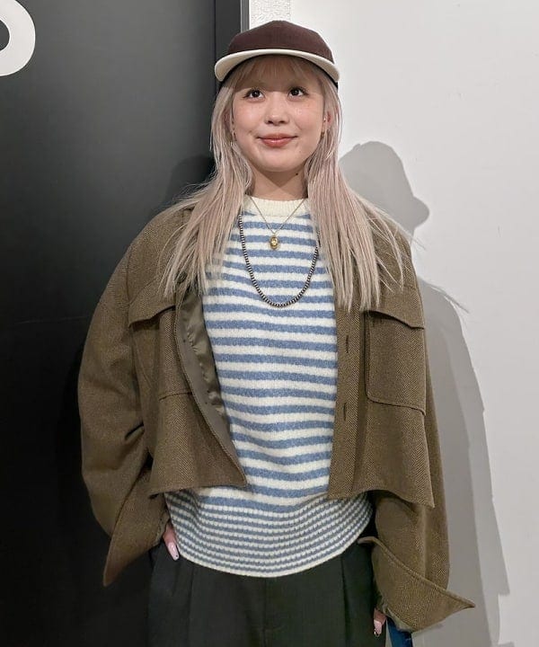 ando naoさんの「BEAMS WOMEN｜【別注】WINNER CAP / 2TONE CAP 25FW」を使ったコーディネート