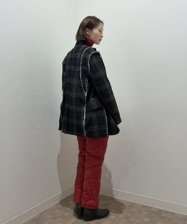 水野 萌香さんの「BEAMS WOMEN｜maturely / オーガニック コットン ハート フリルシャツ」を使ったコーディネート