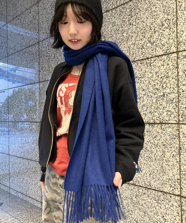 加歩さんの「BEAMS WOMEN｜【別注】Champion / ジップ スウェット」を使ったコーディネート