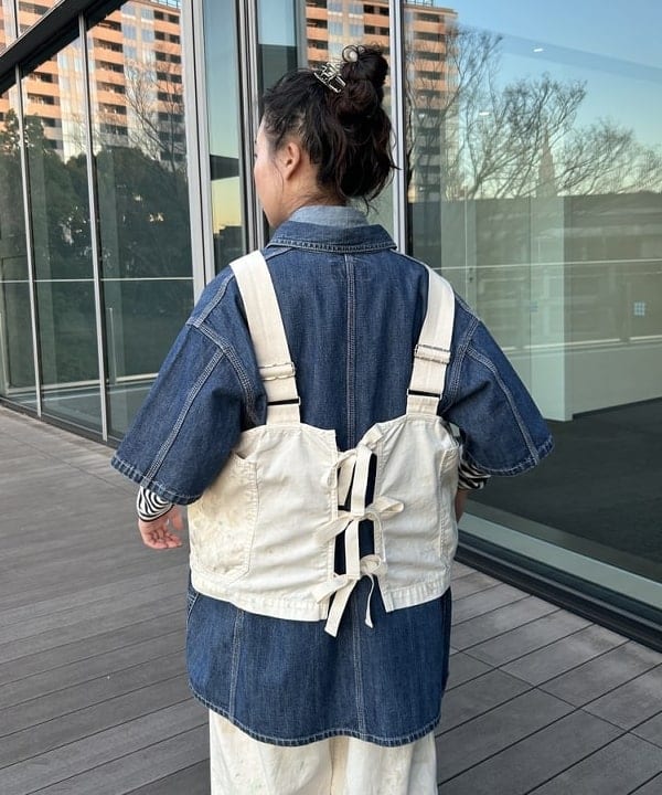 清水 彩乃さんの「BEAMS WOMEN｜BEAMS BOY / フライス 1cm ボーダー」を使ったコーディネート