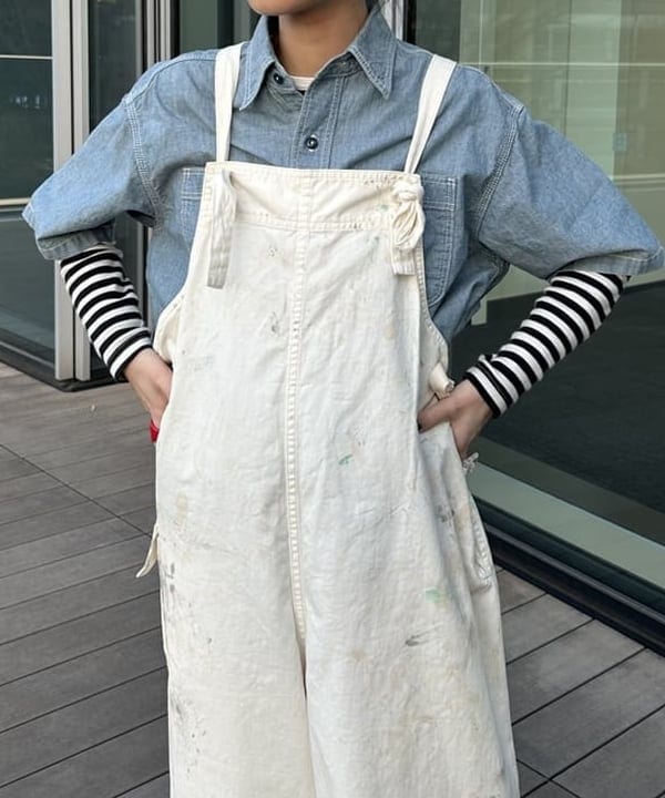 清水 彩乃さんの「BEAMS WOMEN｜BEAMS BOY / フライス 1cm ボーダー」を使ったコーディネート