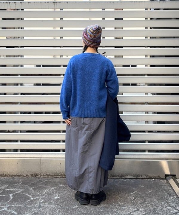 オカモト ミサキさんの「BEAMS WOMEN｜モッサー ロング ダッフルコート 25FW」を使ったコーディネート