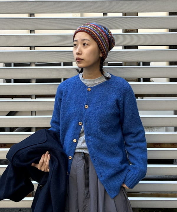 オカモト ミサキさんの「BEAMS WOMEN｜モッサー ロング ダッフルコート 25FW」を使ったコーディネート