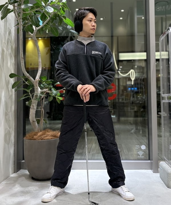 極美品□BEAMS GOLF ビームスゴルフ ハイブリッド 切替ジャケット□L