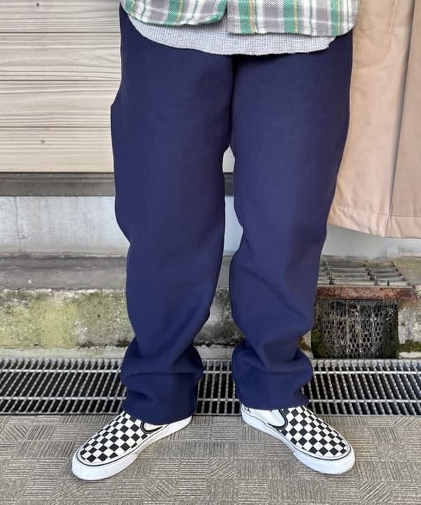 つぼさんの「BEAMS WOMEN｜コットン ポリエステル シャンブレー ステンカラー コート」を使ったコーディネート