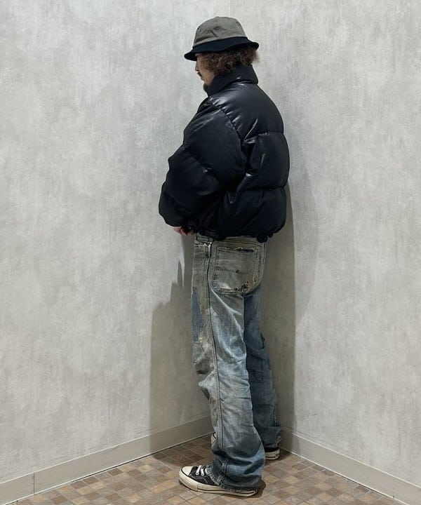 吉田 洸輝さんの「BEAMS WOMEN｜レザーライク ダウン ブルゾン」を使ったコーディネート