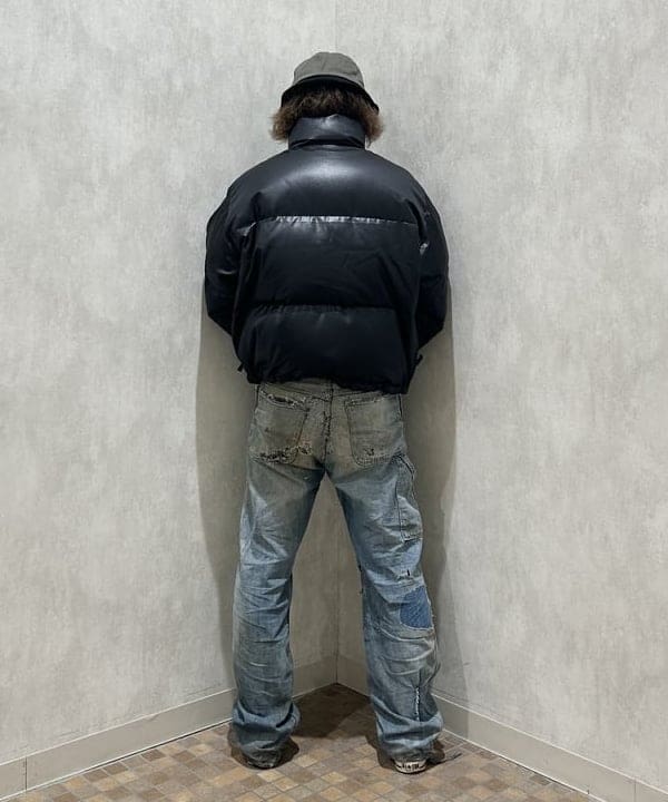 吉田 洸輝さんの「BEAMS WOMEN｜レザーライク ダウン ブルゾン」を使ったコーディネート