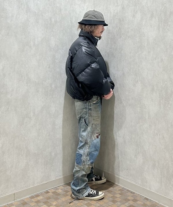 吉田 洸輝さんの「BEAMS WOMEN｜レザーライク ダウン ブルゾン」を使ったコーディネート