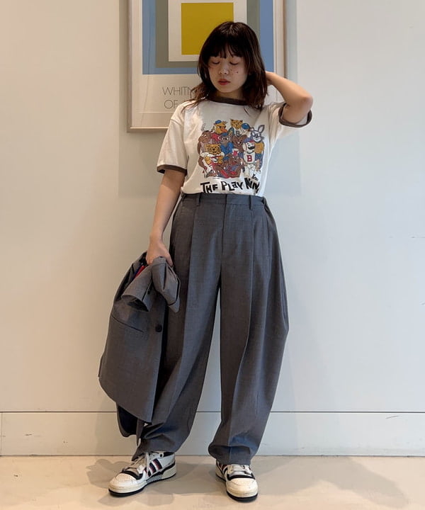 ナツハさんの「BEAMS WOMEN｜maturely / ティー ダブ ダブル ブレステッド ジャケット」を使ったコーディネート