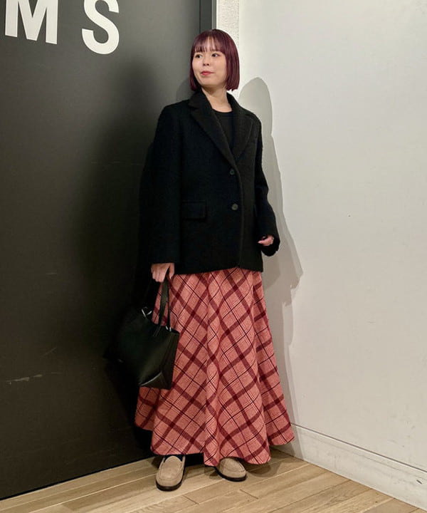 BEAMS GOLF ダイヤモンドパターン セーター 、スカートのセット