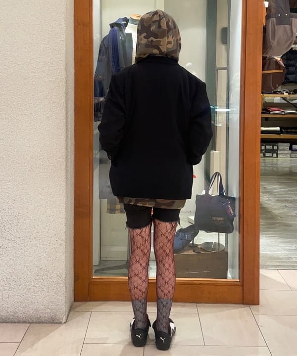 rinnaさんの「BEAMS WOMEN｜I Hate Monday / Flower Jacquard Lace ストッキング」を使ったコーディネート