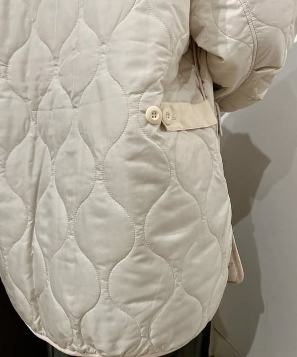 早川 萌子さんの「BEAMS WOMEN｜キルティング ノーカラー ブルゾン」を使ったコーディネート