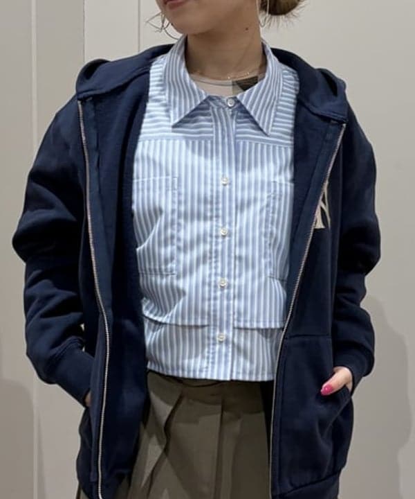 まゆちゃんさんの「BEAMS WOMEN｜キルティング ノーカラー ブルゾン」を使ったコーディネート