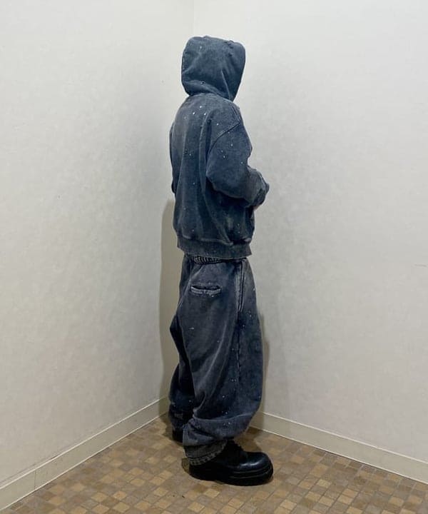 はるひむさんの「BEAMS WOMEN｜ワイドショートフィット ダメージ フーディ」を使ったコーディネート