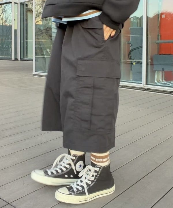 Heg.さんの「BEAMS WOMEN｜フルフェイス ジップアップ フーディ 【ワイドショートフィット】」を使ったコーディネート