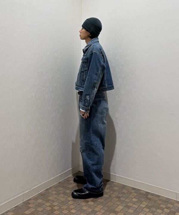 配島 孝明さんの「BEAMS WOMEN｜ワイドショート ダメージ デニム ジャケット」を使ったコーディネート