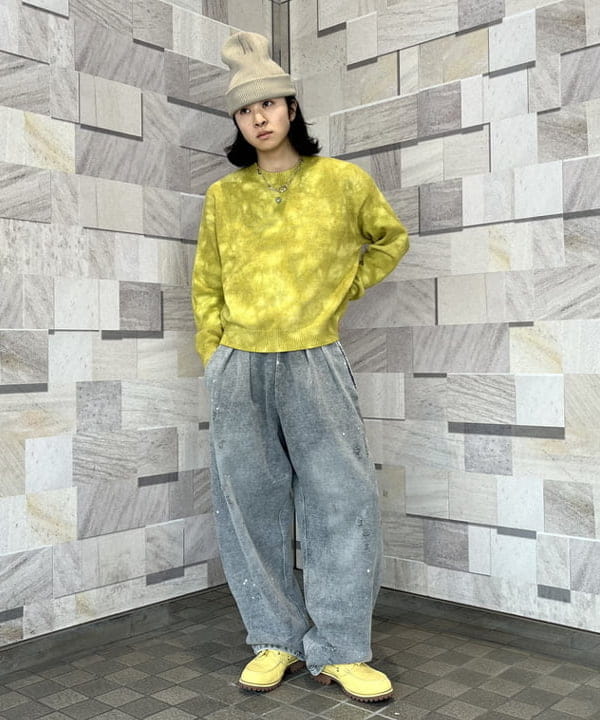 久保田 耀さんの「フェード デニム ルーズ カバーオールジャケット」を使ったコーディネート