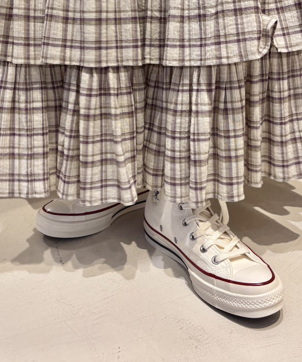 おのすさんの「BEAMS WOMEN｜デニム カバーオール ショートスリーブ」を使ったコーディネート