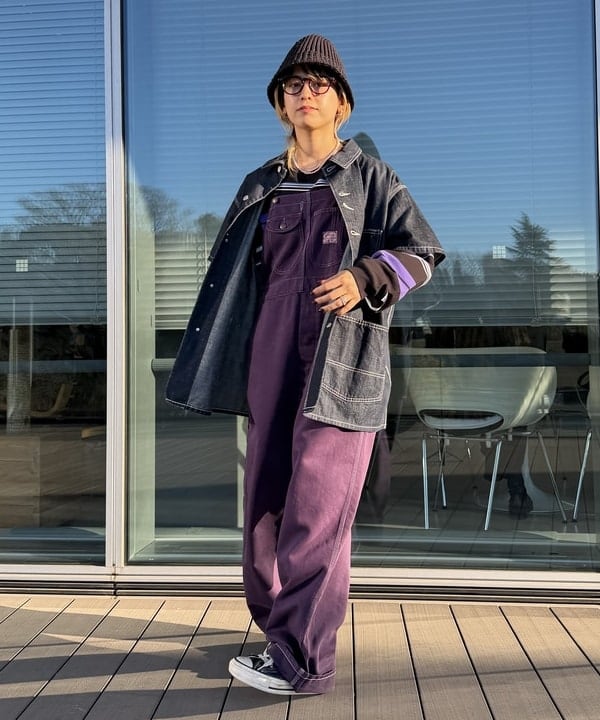 Heg.さんの「【ワイドフィット】マルチボーダー クルーネック スウェット」を使ったコーディネート