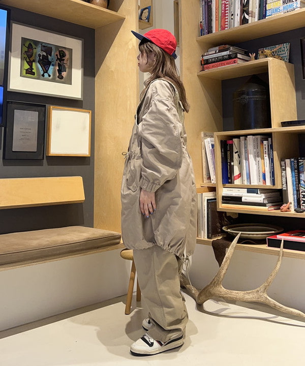 ナツハさんの「BEAMS WOMEN｜maturely / メモリー ツイル ミリタリー コート」を使ったコーディネート