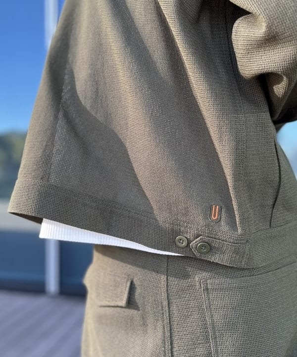 BAKU(東江 漠)さんの「BEAMS WOMEN｜【別注】UNIVERSAL OVERALL / MESH WIDE JACKET」を使ったコーディネート