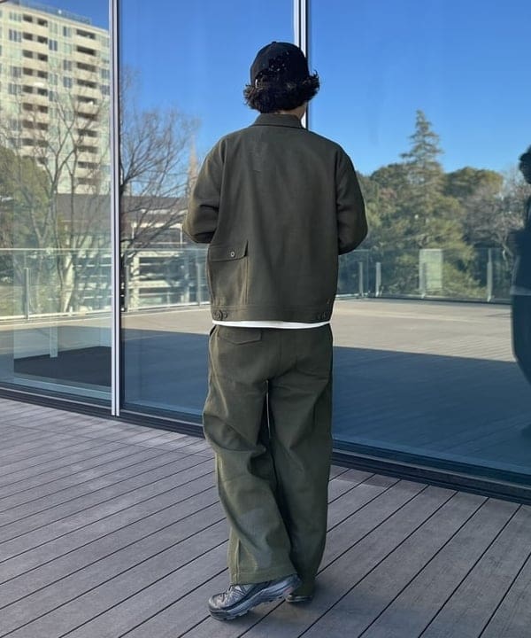 BAKU(東江 漠)さんの「BEAMS WOMEN｜【別注】UNIVERSAL OVERALL / MESH WIDE JACKET」を使ったコーディネート