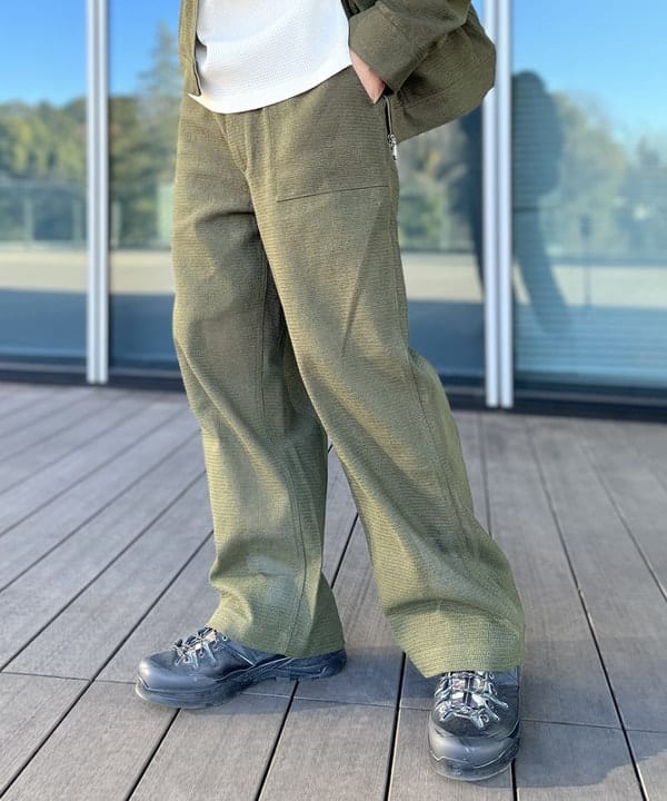 BAKU(東江 漠)さんの「BEAMS WOMEN｜【別注】UNIVERSAL OVERALL / MESH WIDE JACKET」を使ったコーディネート