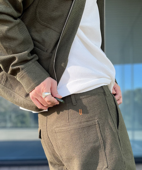 BAKU(東江 漠)さんの「BEAMS WOMEN｜【別注】UNIVERSAL OVERALL / MESH WIDE JACKET」を使ったコーディネート