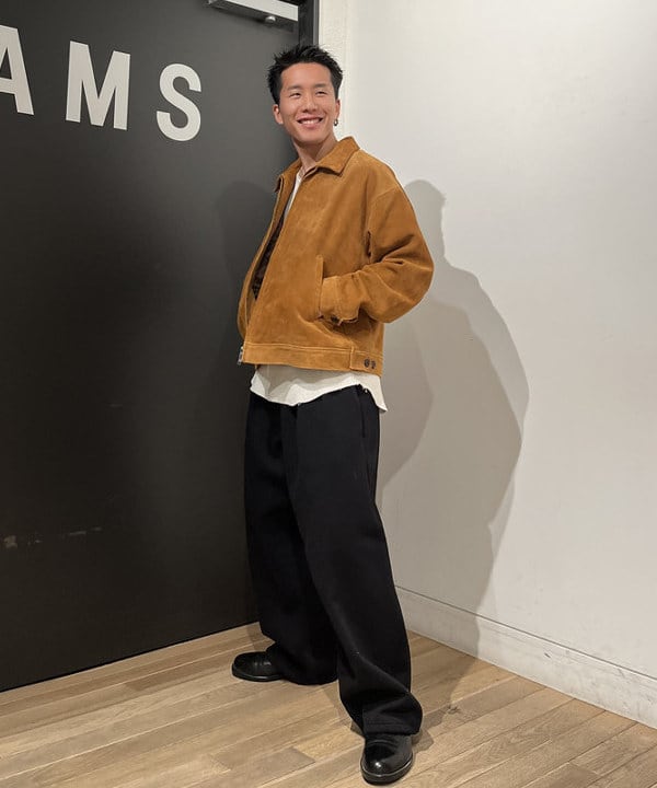 最終値下げ SISII×Beams Lights 別注スエードジャケット sisii × BEAMS LIGHTS / 別注 スエード 3rd ジャケットを使ったメンズ