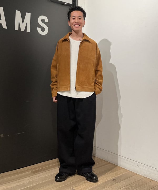 BANさんの「BEAMS WOMEN｜ワイドストレート ウィンドストップ スウェットパンツ」を使ったコーディネート