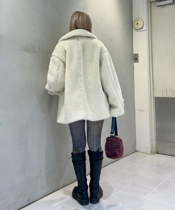 ヒカリさんの「BEAMS WOMEN｜ニット ミニ バッグ」を使ったコーディネート