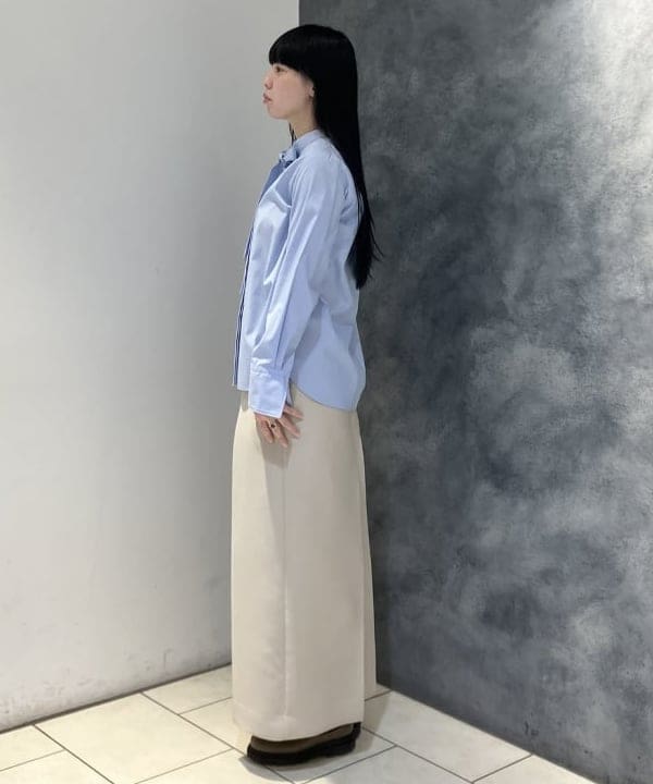 OSUMIさんの「BEAMS WOMEN｜コットン リボンタイ シャツ」を使ったコーディネート