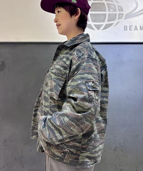 木村 梨香さんの「BEAMS WOMEN｜リップストップ ミリタリー ブルゾン」を使ったコーディネート