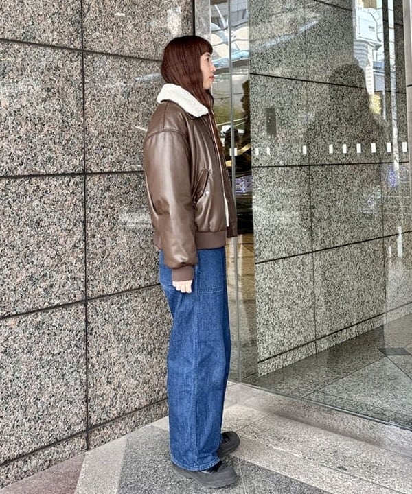 はやしあかねさんの「BEAMS WOMEN｜【別注】BOUSSOLE / ボーダージップ ニット カーディガン」を使ったコーディネート