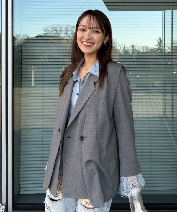 松本 佳菜子さんの「BEAMS WOMEN｜BEAURE &times; Ray BEAMS / 別注 2WAY バッグ」を使ったコーディネート